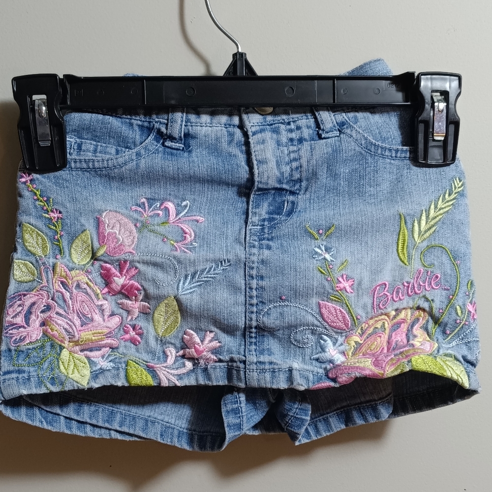 Barbie Denim Shorts - Girls 4/5